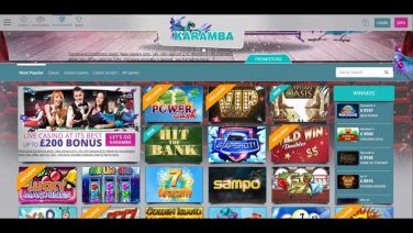 Karamba Casino screenshot (3)