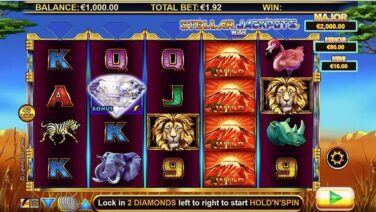 Stellar Jackpots with Serengeti Lions Theme