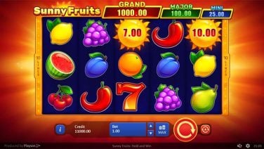 Sunny Fruits: Hold and Win