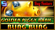 Golden Piggy Bank - Bling Bling