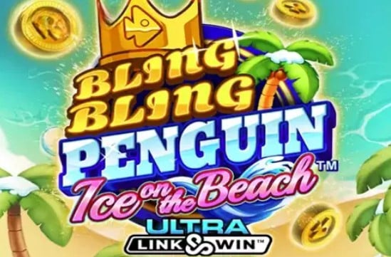 Bling Bling Penguin: Ice On The Beach