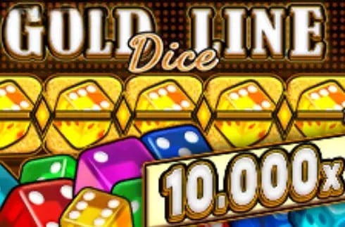 Gold Line Dice